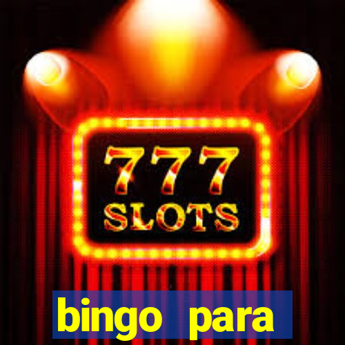 bingo para despedida de solteira para imprimir